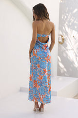 Maxikleid "Sweet Moments" Blau