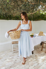 Wandering Soul Maxikleid Blau