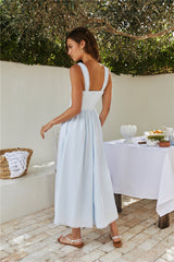 Wandering Soul Maxikleid Blau