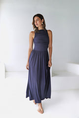 Nalla Maxikleid Marineblau