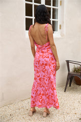 Mallorca Erinnerungen Maxikleid Pink