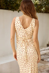 Bouquet Of Roses Maxikleid Gelb