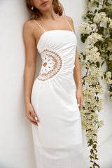 Maxikleid Amalfi Amore Weiß