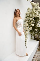 Maxikleid Amalfi Amore Weiß