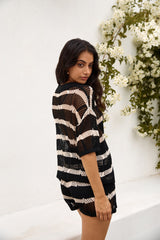 Sailing Seas Knit Set Black