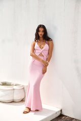 Neckholder-Top „Palm Tree Paradise“ Pink