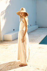 SEVEN WONDERS Zephy Maxikleid Sand