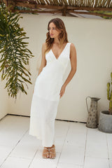 Alba Maxikleid Creme
