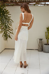 Alba Maxikleid Creme
