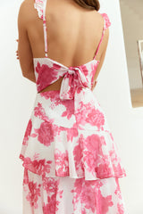 Ocean Mist Midikleid Rosa