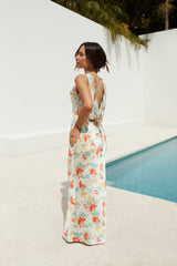 Maxikleid mit Küstenprint