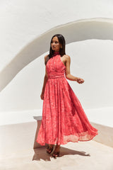 Elysian Sunset Maxikleid Rosa
