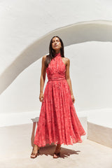 Elysian Sunset Maxikleid Rosa