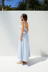 Maxikleid Coastal Glow Blau