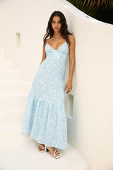 Bright Skies Maxikleid Blau