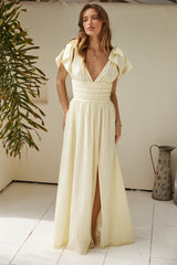 Maxikleid "Eyes Of A Goddess" Butter