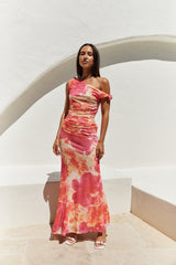 Maxikleid „Mimosa Moment“ Rosa