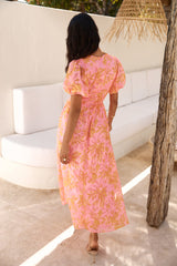 Maxikleid "Best Wishes" Pink