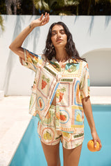 SEVEN WONDERS Sola Short Agata-Print