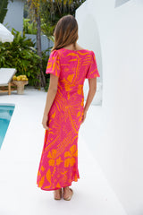 Sommerliebe Midikleid Pink