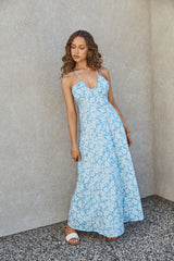 Tropicana Maxikleid Blau