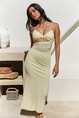 Summer Nomad Midi Dress Yellow
