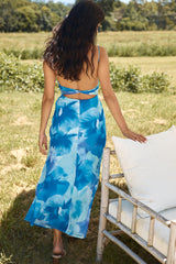 Hues Of Night Maxikleid Blau
