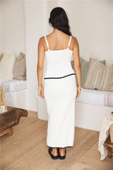Finer Things Cami Top Weiß
