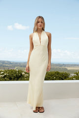 Maxikleid Harmony in Bloom Gelb