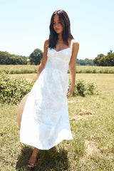 Porcelain Princess Maxikleid Weiß