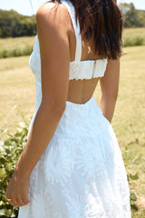 Porcelain Princess Maxikleid Weiß