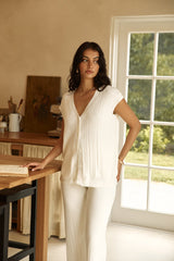Seeking Memories Vest Top White