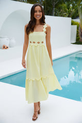 Mireille May Maxikleid Gelb