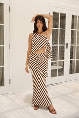 Strandschirm-Set Braun