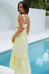 Mireille May Maxikleid Gelb