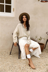 For Real Knit Jumper Beige