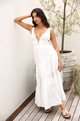 Pure Delights Maxikleid Weiß
