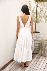 Pure Delights Maxikleid Weiß