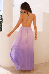 Maxikleid „Liebesbrief an dich“ Lila