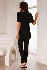 Giselle Strickhose Schwarz