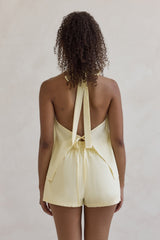 Evelyn Neckholder-Top Gelb