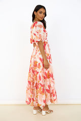 Verführerisches Soul Maxikleid Pink