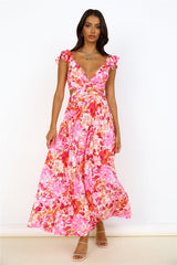 Partykleid Maxi Pink
