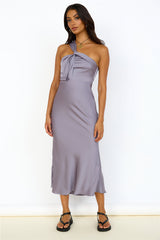 Over Again Maxikleid Grau