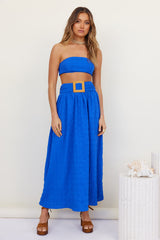Hundred Years Crop Top Blau