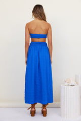 Hundred Years Crop Top Blau