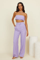 Solaris Crop Top Flieder