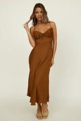 Awakenings Maxikleid Braun