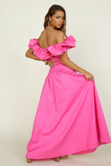 SEVEN WONDERS Savannah Maxirock Fuchsia