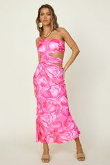 Oceans Apart Maxi-Kleid Pink